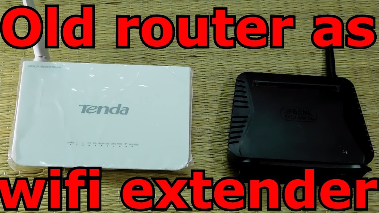 Use Your Old Router As WIFI Extender (with Simple Steps) - YouTube