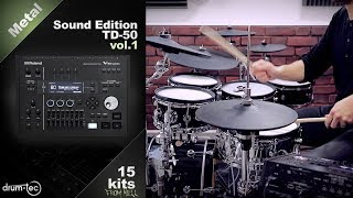 Roland TD-50 Metal Sound Edition with drum-tec electronic drums