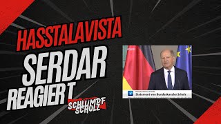 Hasstalavista- Serdar reagiert auf Drohungen von Schlumpf Scholz