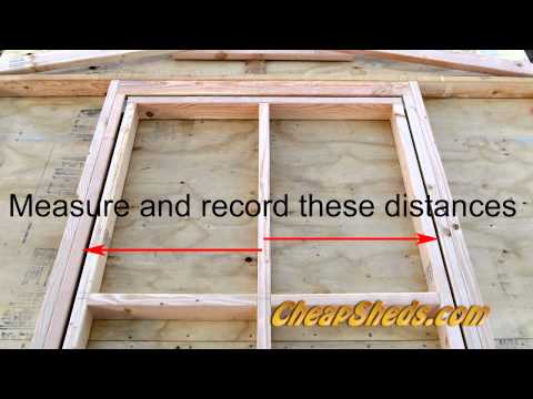 How To Build A Shed Door How To Build A Shed Door