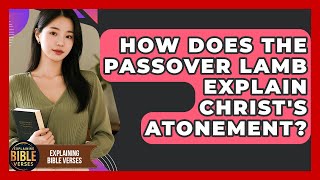 How Does The Passover Lamb Explain Christ's Atonement? - Explaining Bible Verses