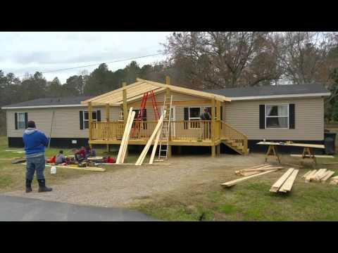 Deck roof...framing it up. Deck roof...framing it up.