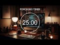 Focus Station | Official Lofi Mix 25/5 Pomodoro ★︎ 2 Hour Study🎶 Afternoon with RainSound