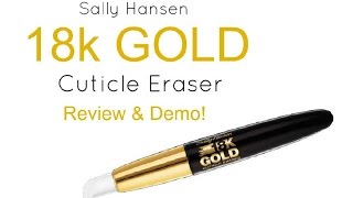 Sally Hansen 18k GOLD Cuticle Eraser!!