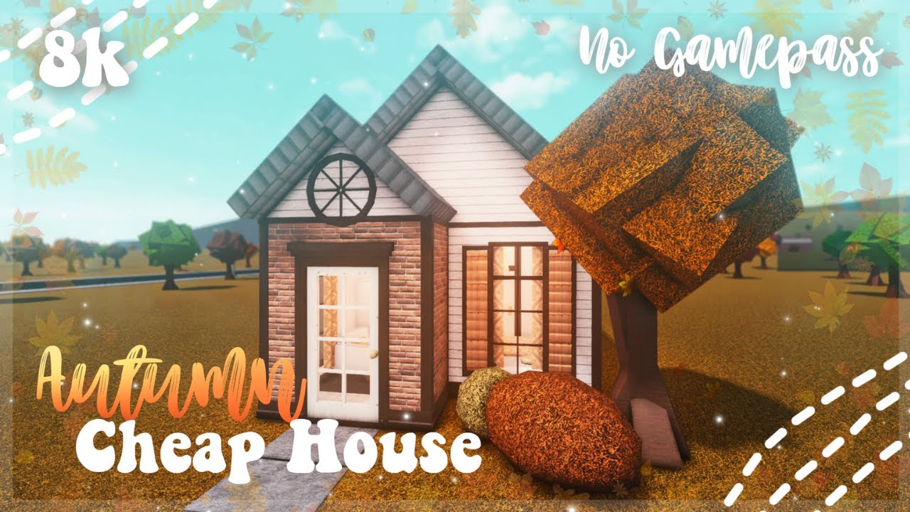 Roblox Bloxburg - No Gamepass Cheap Starter House - Minami Oroi - YouTube