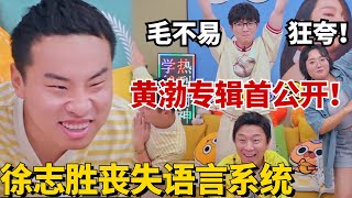 徐志胜在黄渤面前说山东话都不自信了？黄渤专辑首公开获得毛不易的点赞，黄老师这是要发展副业了呀！【毛雪汪】#综艺 #娱乐