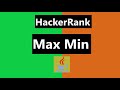 Max Min Hackerrank Solution - java 8 | Interview Preparation Kit | Greedy Algorithms