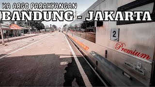 BANDUNG - JAKARTA Naik Kereta Api Argo Parahyangan