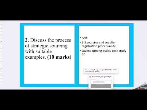 Nmims June 2023 Assignment Procurement Management Sem3 Youtube
