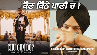 Built Different V/S Chu Gon Do | Sidhu Moose Wala / Karan Aujla | Reaction Latest Punjabi Song 2021