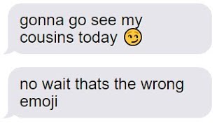 Hitting the wrong emoji ๐๐๐น