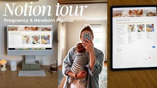 Notion Tour & Tutorial | Pregnancy, Postpartum and Newborn Planner