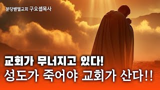 교회가 무너지고 있다! 성도가 죽어야 교회가 산다!! 240310am 분당벧엘교회 구요셉목사