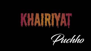Khairiyat bonus track song whatsapp status | Arijit singh status | broken sad status |