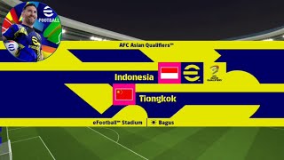 Efootball 2025 Gameplay / Indonesia VS China