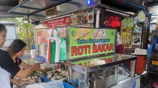 Ep 47 Penang Street Food Famous Union Street Roti Bakar Breakfast