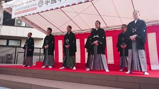 勘九郎さんらが小倉の商店街を練り歩き　平成中村座九州初公演