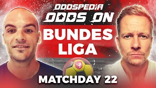 Odds On: Bundesliga - Matchday 22 - Free Football Betting Tips, Picks & Predictions