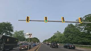 Driving on Minnieville Rd, Woodbridge, VA, USA