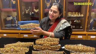 Vaddanam collection in Telugu Guntur Exhibition Gold Vaddanam (belts) | Panna Jewellers Exclusive