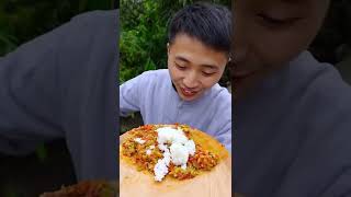 ASMR MUKBANG  Various kinds of Fire noodles warpsCheese, Tteokbokki, Black bean noodles, Kimchi 8