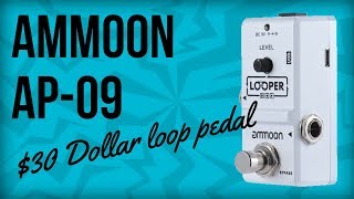 Ammoon AP-09 Demo (The Cheapest Loop Pedal Ever)