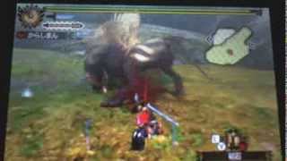 MH4　バサルモス亜種　ラージャンLV100　太刀