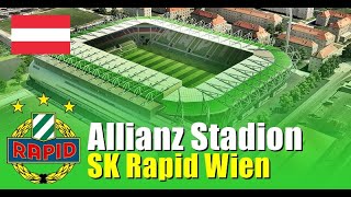Allianz Stadion - SK Rapid Wien | Moderan stadion vrijedan 53 mil. € | Weststadion
