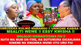 RUTH WA MUM ON FIRE, NA KWANIKA MUINI UYU WA NYIMBO CIA KUGOOCA MWATHANI URU FOR DOING THIS LIVE.