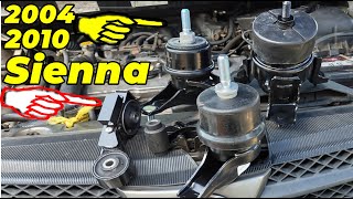 Toyota Sienna Engine Motor Mounts Replacement All Around