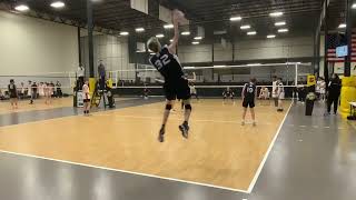 Tanner Goldbeck VB 20241214c MVC 14 vs Adversity VBC 14 Purple Set 1 Highlights