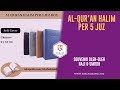 Al Qur'an Halim Per 5 Juz Souvenir Oleh-Oleh Haji dan Umroh