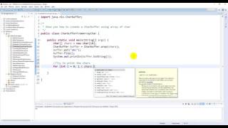 Java NIO - Create a CharBuffer From Array of Char