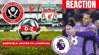 Sheffield United vs Liverpool 0-2 Live Stream Premier League Football EPL Match Score Highlights