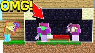 WE ACTUALLY GOT AWAY WITH THIS... (Minecraft YOUTUBER BED WARS)