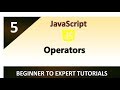 JavaScript Tutorial 5 - Operators