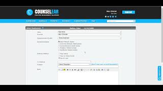 Questionnaires - Create, View, and Send