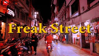 Freak Street, Kathmandu Durbar Square 2023 | Travel Nepal 4K UHD 60fps | Binaural City Sounds