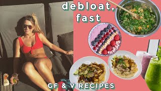 What I eat to feel good in my body | How I debloat FAST | Gluten-free and vegetarian recipes