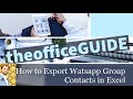 How to save all contacts from whatsapp group in Excel || whatsapp group contacts export to excel |