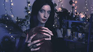 ASMR 🌹 Scalp Exam & Treatment With Morticia Addams  🖤 🕸️ Personal Attention, Hair Brushing