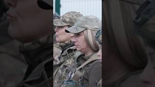 Inside Ukraine's Deadly Female Fighting Force #shorts