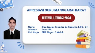 Koran Bekas dan Geliat Literasi SMP Negeri 3 Welak #literasimabar2024