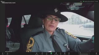 Virginia State Police provides updates about road conditions and crashes in slick weather