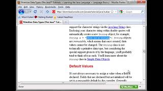 Java 5 Primitive Types