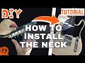 Installing the tuners | TE Guitar Kit