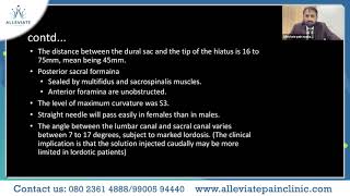 Dr. Wiquar Ahmed Discussing about Caudal Epidural Injection Applied Anatomy and Intervention