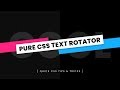 Pure CSS Text Rotator Animation Effects | Html CSS Tutorial
