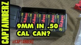 9mm Boxes in .50 Cal Ammo Can (How Many Fit?)