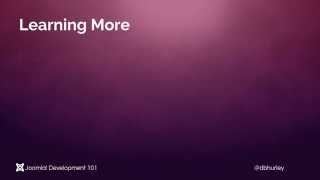 Joomla Development Lesson 4 Testing Methods